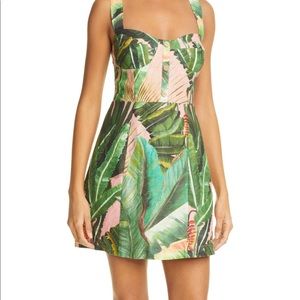 NWT Farm Rio Amazonia Forest Linen Dress Size Medium